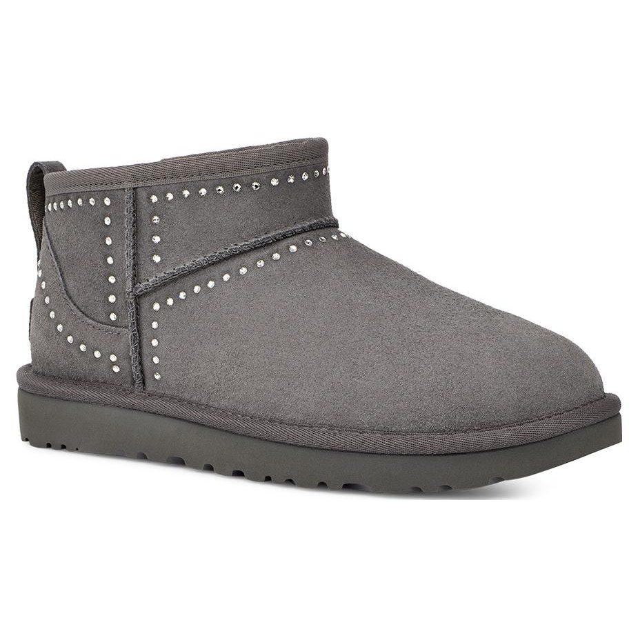 UGG Classic Ultra Mini Bling 'Dark Grey' Women's 1119871-CHRC