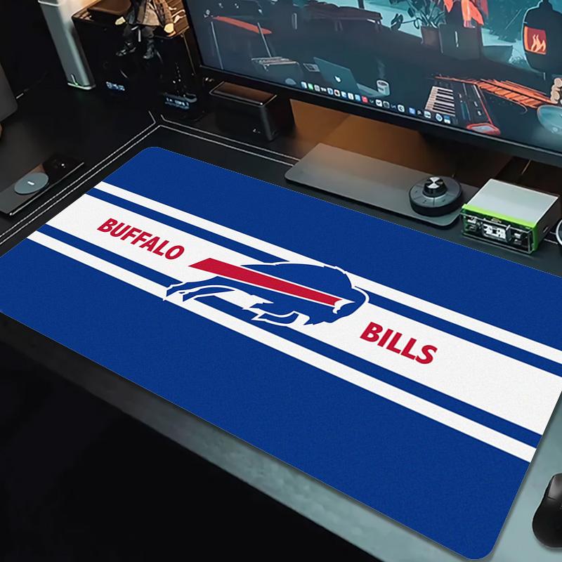 Buffalo Bills Color Mouse Pad Large Gaming Table Cushion Non-slip Laptop Tablet Big Mousepad XXL Mat Mini PC Playmat With Lock Edge