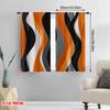 2pcs,2D plane printing Popular Curtain Panels Curvy Stripes Durable Polyester (without rod) Decorations For Home Perfect for