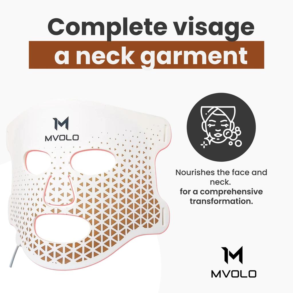 Mvolo LED Face mask - red light therapy - beauty - relaxation