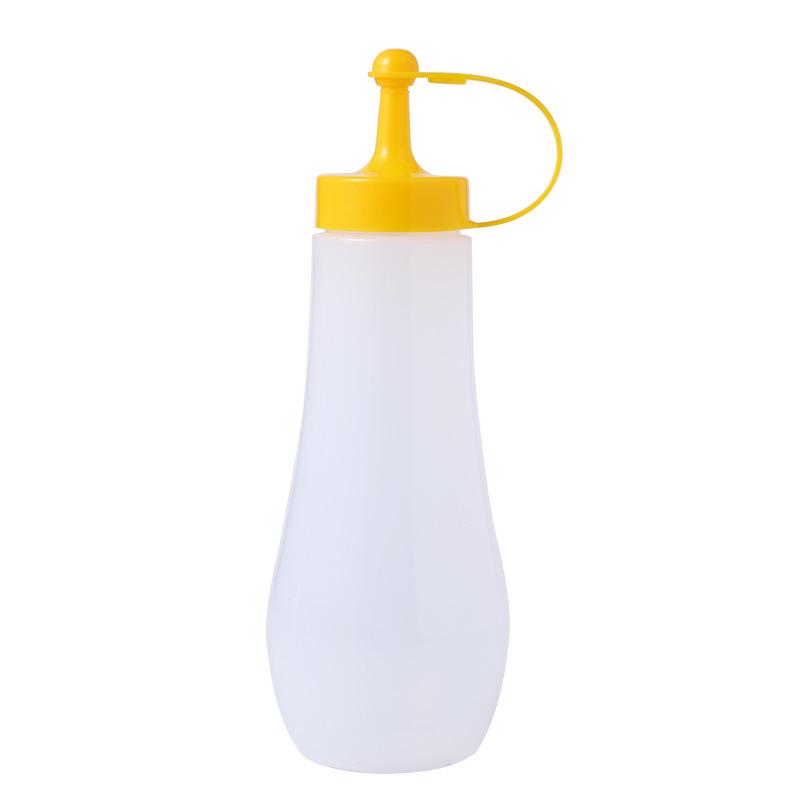 Household Squeeze Oil Bottle - Pointed Mouth for Kitchen Seasoning, Tomato Jam, Salad, or Commercial Use.