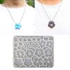 Flower Pendant Silicone Mold Resin Casting Molds for Epoxy Resin UV Resin Pendant Earring Jewelry Keychain Making