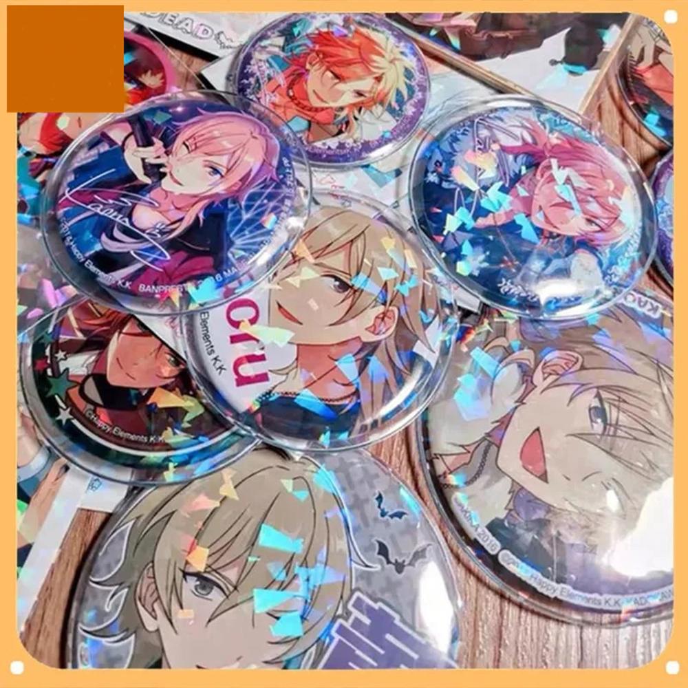 100 Pcs Clear Badge Film – Durable Polyester Plastic Round Protective Film for Button Manufacturers, Craft Materials for Gift