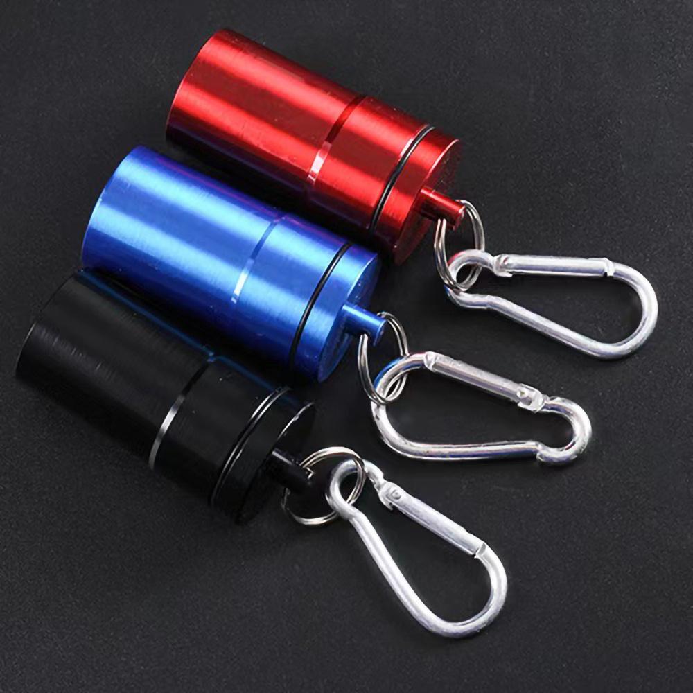 Mini Ashtray with Carabiner Portable Outdoor Ashtray Cigarette Ash Storage Box Smoking Accessories