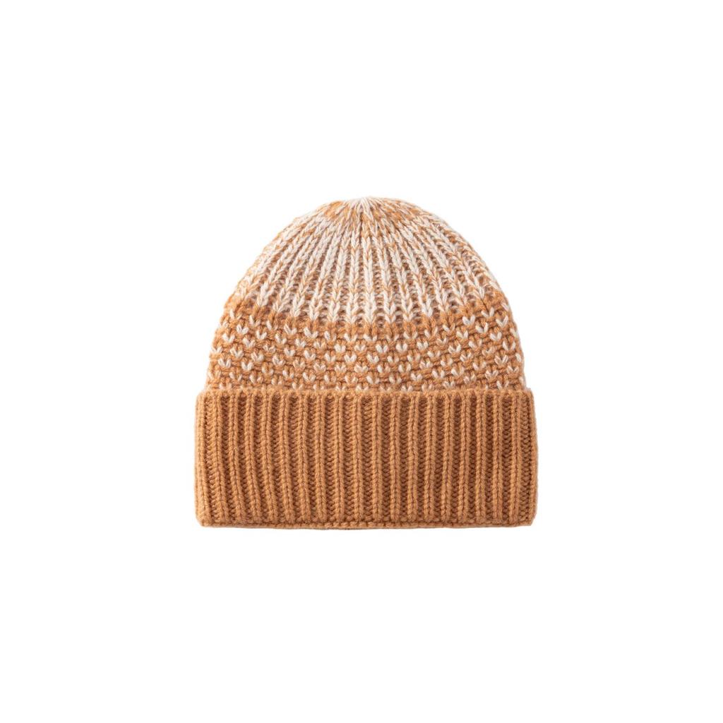 High-End Versatile Knitted Wool Hat for Men and Women - Solid Color, Warm for Autumn and Winter