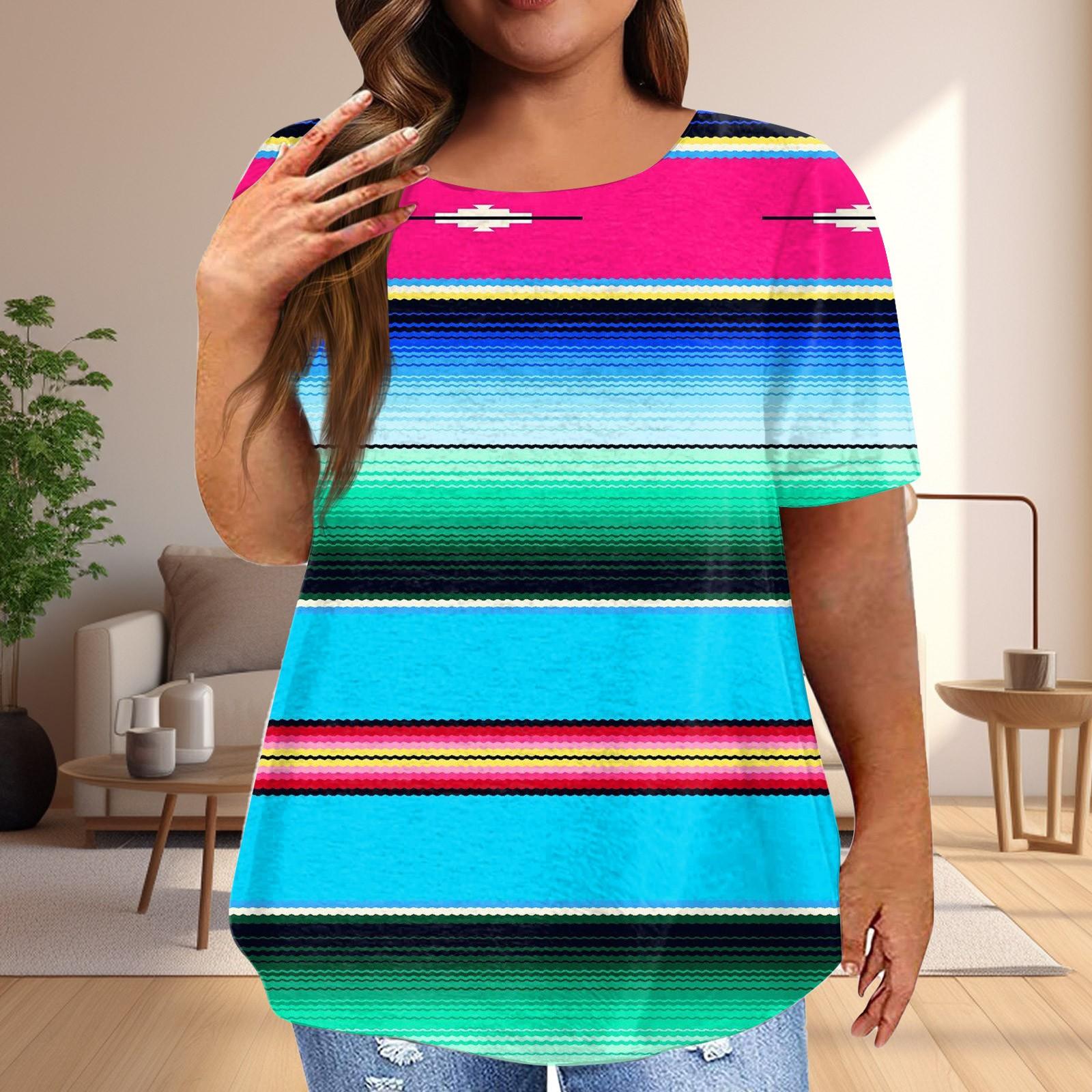 

Женская рубашка с коротким рукавом, круглая шея, футболка больших размеров, повседневные топы с принтом ко Дню святого Валентина L синий