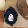 Resin Halloween Gothic Statue Sculpture Wall Mounted Ghost Wall Hanging Ornament Collectible Halloween Themed