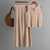 Fashion Wind New Fashion Casual Knitting Vest Pants Suit Knitted Vest and Pants Set