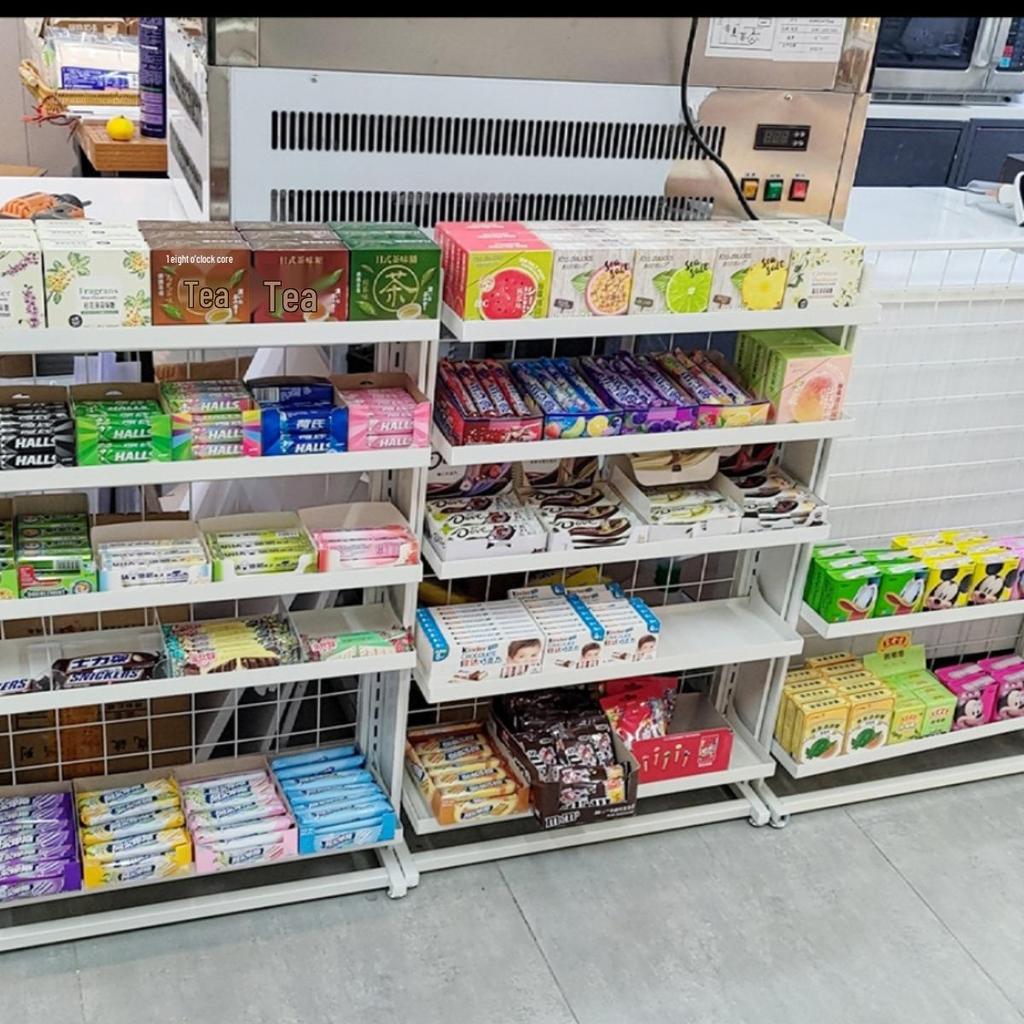 Compact Chewing Gum Display Rack for Checkout Counters