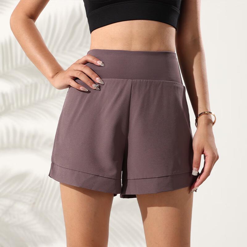 

OLOMM Women s High-Waist Yoga & Fitness Shorts S-XL