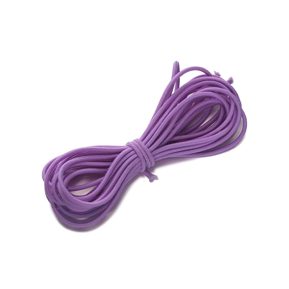 2-5Meters/Lot Round Elastics Rope 2mm 2.5mm Multicolor Nylon Elastic Rubber Bands for DIY Bracelet Necklace Jewelry Accessories