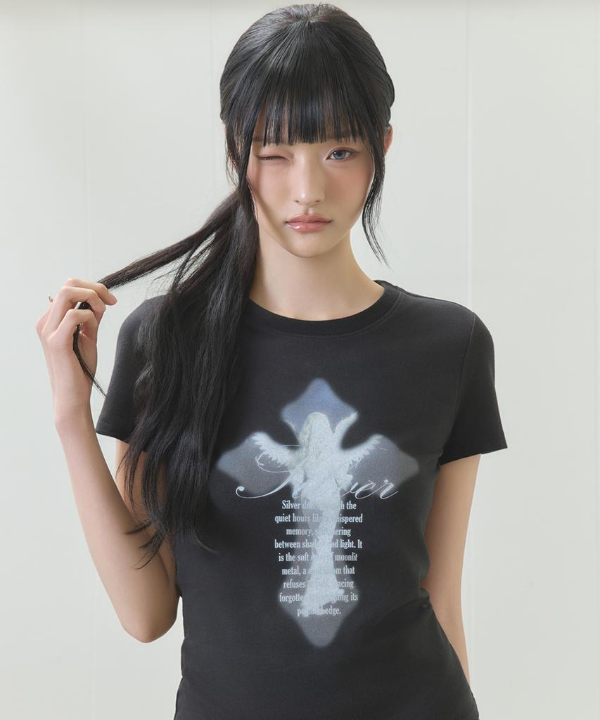 LUVISTRUE El Cross Fairy Graphic Tee(Black)