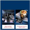 1PC Adjustable Rotating Car Cup Holder Expander Dual Layer Beverage Rack Multifunctional Car Center Console Storage Cup Holder