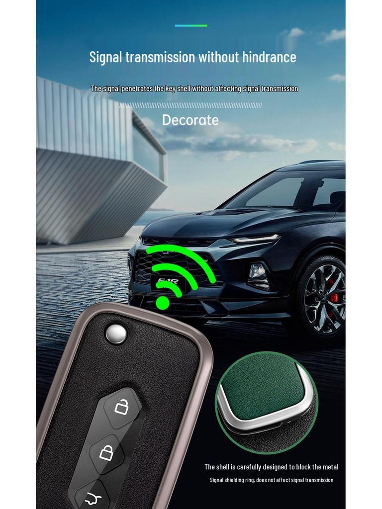 Kryt klíče Wuling Xingchen 2022 pro edici 21 Jiachen Xingyao - Kovový skládací skořepinový klíč k autu s přezkou