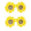 Sunflower Glasses Funny Clown Sunglasses Adults Horror Movie Costume for Summer Beach Pool Party Halloween Cosplay