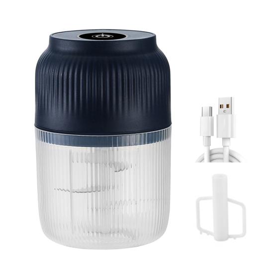 Electric Garlic Chopper Mini Rechargeable Cordless Veggie Chopper with 6 Blades Portable Electric Garlic Mincer for Kitchen Gadget