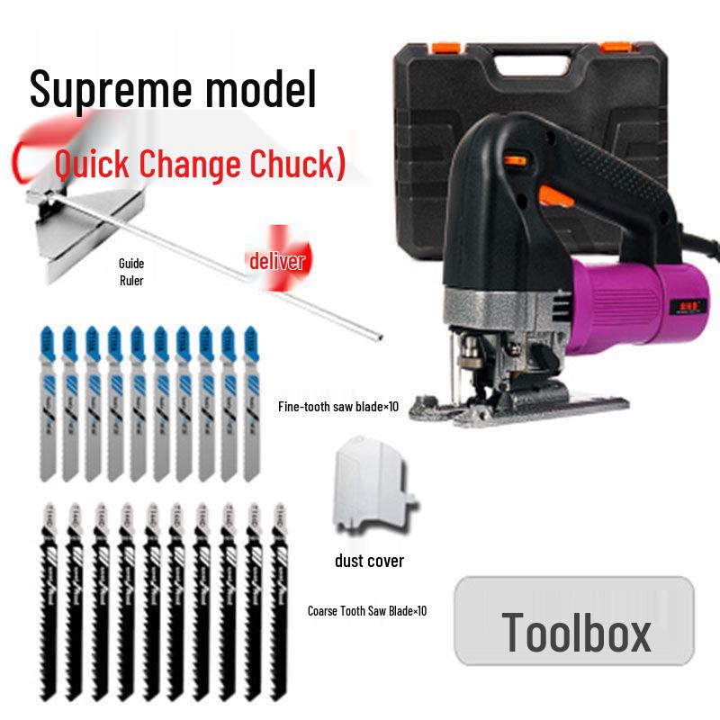 Industrial-Grade Multifunctional Reciprocating Scroll Saw - Electric Woodworking Jigsaw