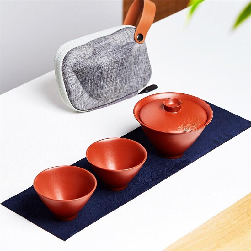 Portable Zisha Kung Fu Tea Set