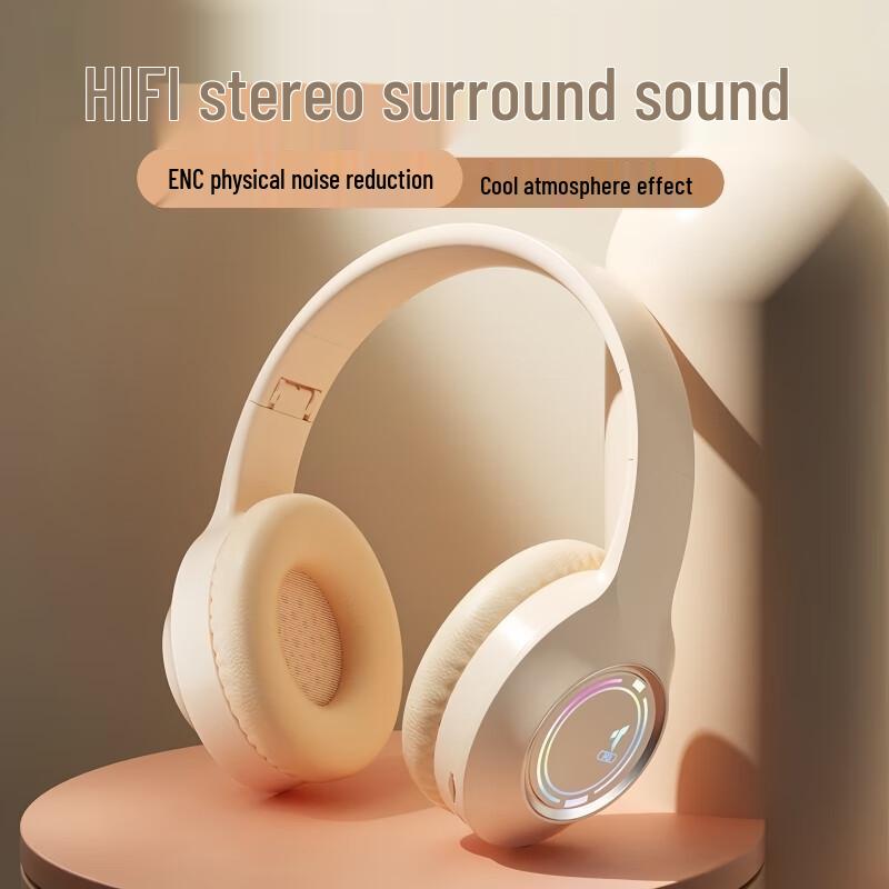 M3 Wireless Bluetooth Noise-Canceling Headset with Breathable Earcups & Ultra-Long Battery Life