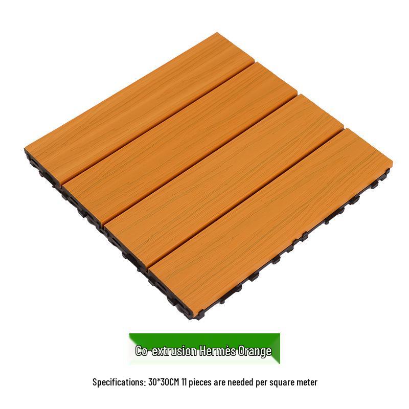 Pavimentazione WPC Impermeabile Anticorrosione per Rinnovamento di Terrazzi Esterni, Balconi, Giardini e Cortili.
