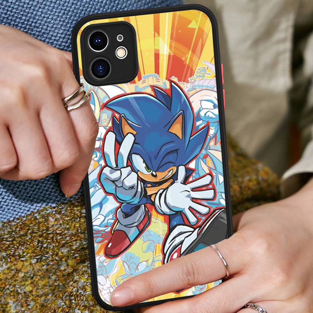 

Game S-Sonic Movie Anime For Silicone Matte Phone Case For IPhone 16 Pro Max 15 14 13 12 11 X XS MAX iphone 16 pro