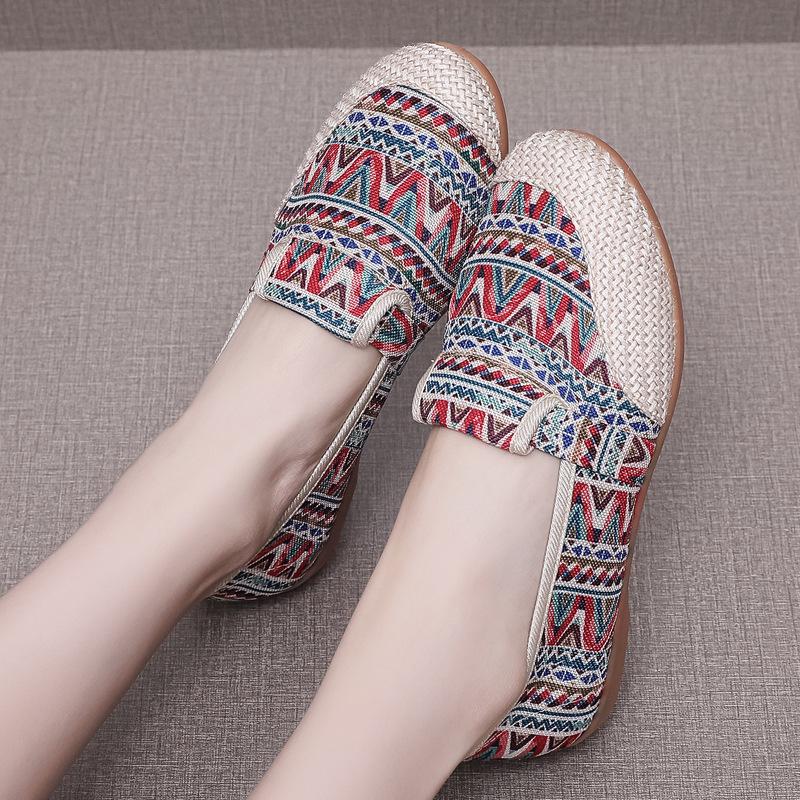 2025 Women's Spring & Autumn Non-Slip Canvas Espadrilles – Comfortable Slip-On Casual Shoes