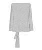 Nigaennikol Drape Wrap Long Sleeve Top_Gray