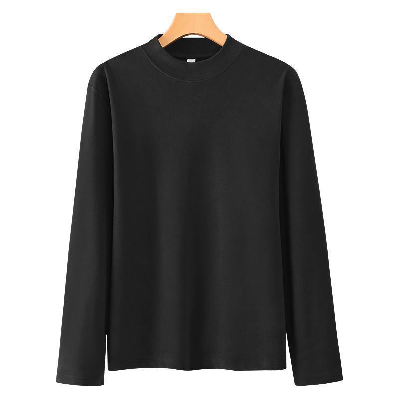 Men's Double-Sided German Velvet Fleece-Lined Long-Sleeve Warm Top