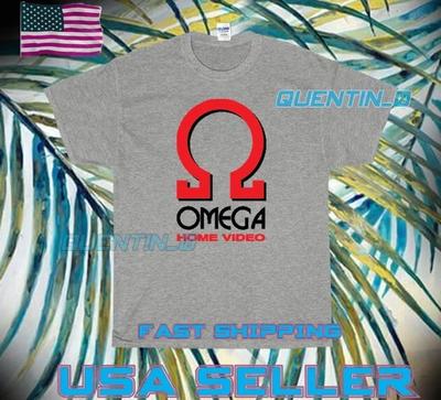 NUOVA Maglietta PREMIUM OMEGA HOME VIDEO LOGO T-Shirt DIVERTENTE TAGLIA S - 5XL