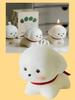 Burning 6h Cartoon 3D Cute White Puppy Candle Home Decor Candle Scented Candle Home Use Girl Aromatherapy Home Aromatic Candle