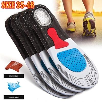 1 Paar schneidbare Silikon-Einlegesohlen für Schuhe, Sohle aus Mesh, Deodorant, atmungsaktive Kissen, Laufschuhe, Einlegesohlen für die Füße von Männern und Frauen