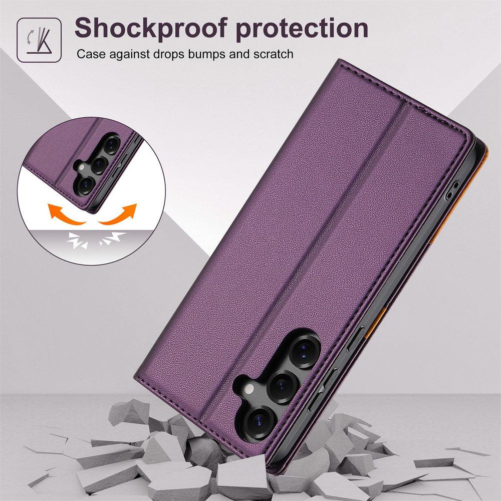 A52 A53 A54 A55 A56 5G RFID Leder Magnet Geldbörsenhülle für Samsung Galaxy A36 A35 A34 A33 A26 A17 A16 A15 A14 A07 A06 Klapphülle