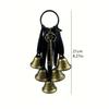1Pc Witch Wind Bell Protection Door Handle Hook Wind Chime Home Room Window Sill Decoration Pendant