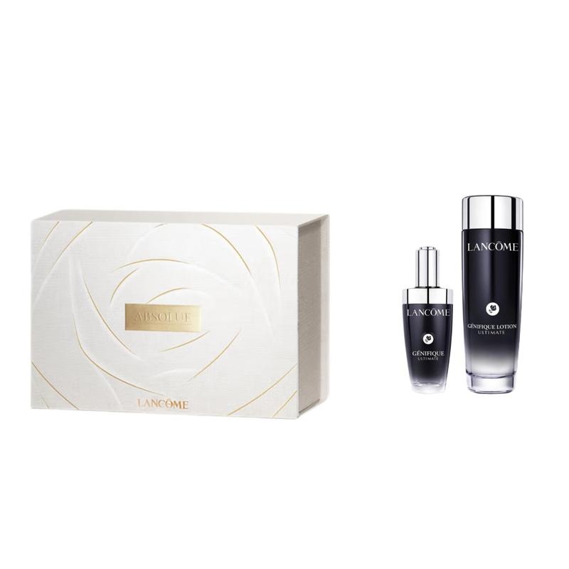 Lancôme Skin care set Super repair small black bottle essence filter water set, repair, moisturizing, hydrating and soothing 150ml+50ml+gift чёрный