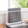 1Pcs Kitchen Towel Storage Rack Sponge Drain Shelf Plastic Dishcloth Stand Home Organizer Holders Bathroom Gadgets