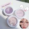 Diamond Monochrome Eyeshadow Potato Palette Texture Pearlescent Glitter Highlighter Brighten Shiny Eyes Korean Makeup Cosmetic