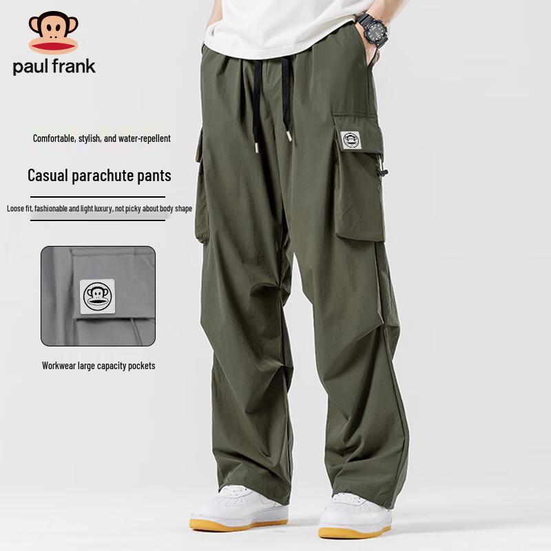 paul frank Herren Multi-Taschen Freizeit Cargo Hose