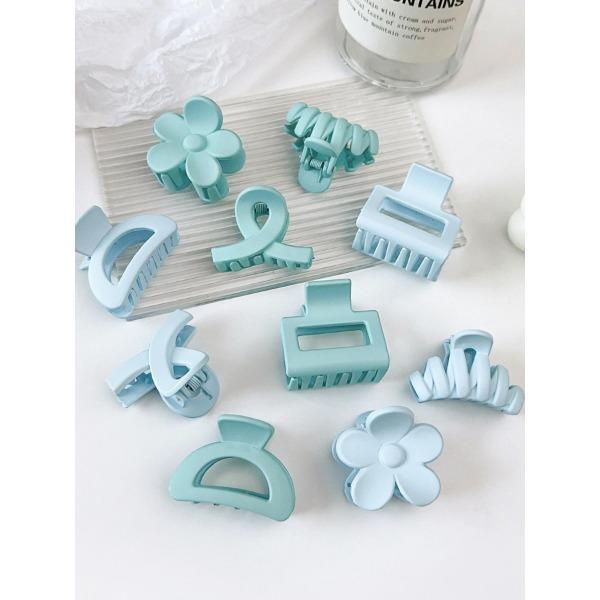 10er-Set kleine hochstehende Pferdeschwanz-Scrunchies Haarspangen aus der hundert Hai-Klammer Haaraccessoires Charge von hochwertigen se