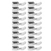 20pcs Zipper Foot High Hardness Antirust Multifunction Stainless Steel Sewing Presser Foot for Household