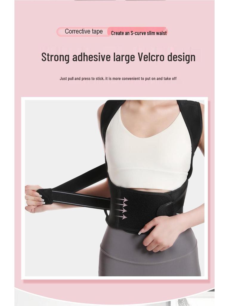 Verstellbarer unsichtbarer Haltungskorrektor für Erwachsene – Verhindert Buckel und unterstützt einen geraden Rücken