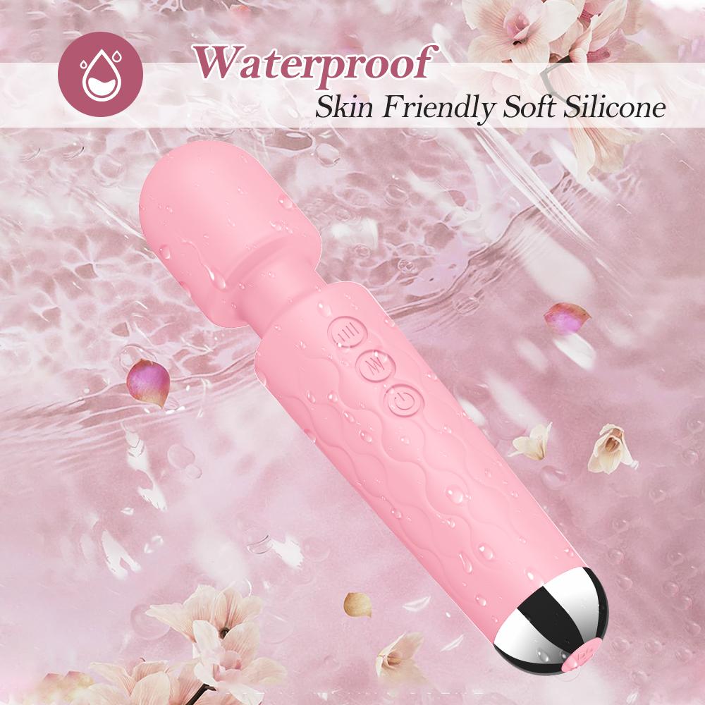 20 Speeds AV Vibrator for Women Powerful Nipple G spot Clitoris Stimulator Magic-Wand Dildo Female Masturbation Adult Sex Toys