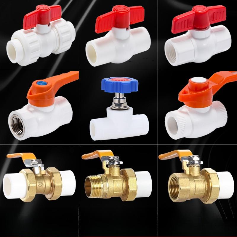20/25/32mm Thread and Socket Type Pipe PPR Valve Agriculture Garden Irrigation Fittings 1Pc