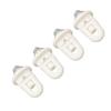 4 Pcs Front Bumper Retaining Clip 743712 Good Stability Fixing Clamp Replacement for Citroen C5