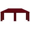 Garden Pavilion 6 X 3 M Bordeaux Red Polyester and Steel 190