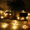 Elk Xmas LED Light String Santa Claus Christmas Lamp Gift Christmas Fairy Lights  New Year