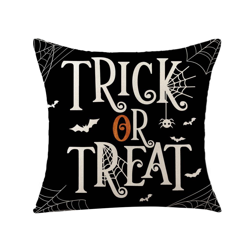 Halloween Cushion Cover 45x45 Pillowcase pumpkin witch car Printed Sofa Cushions Decorative Pillowcover Home Decor Pillow case