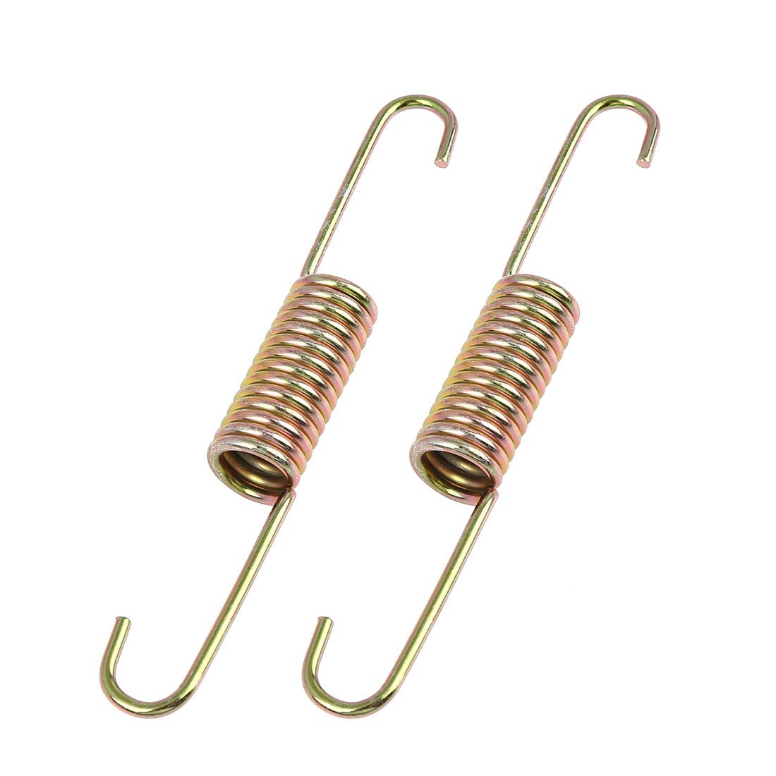 uxcell Мотоциклетная пружина подножки Пружина боковой подножки мотоцикла для Bajaj Boxer Длина 13,5 см 2 шт.