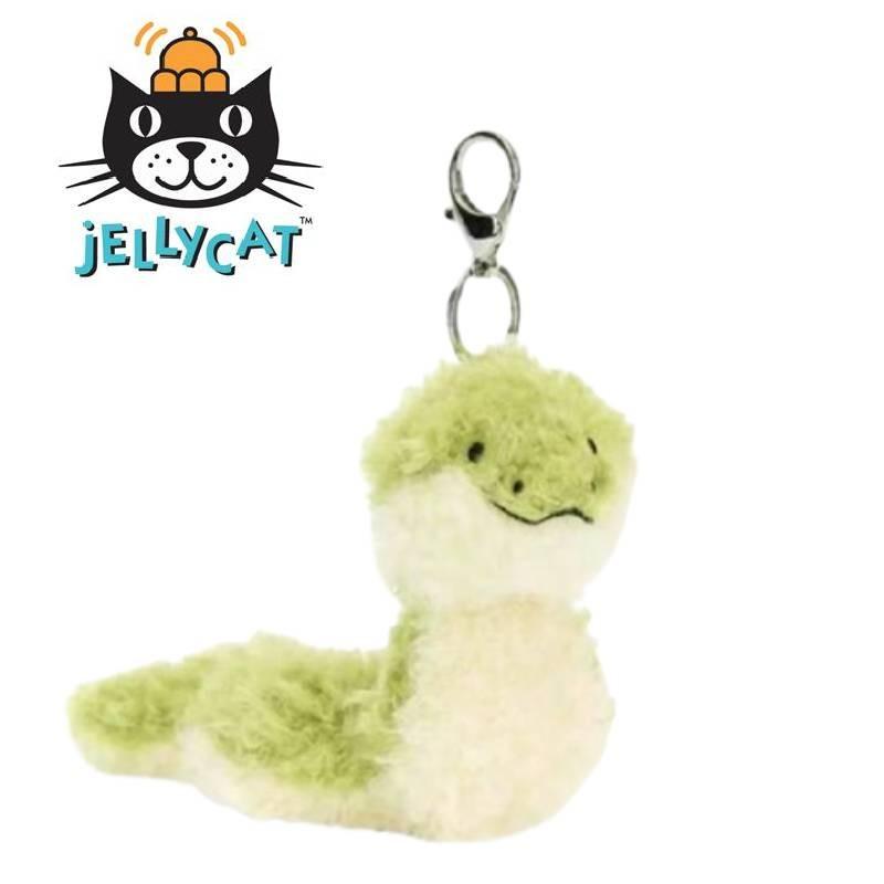 Trendy Jc24 Snake Keychain Soft Pp Cotton Plush Pendant Attractive Snake Doll