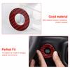 Red Carbon Engine Start Stop Button Cover Accessories For Gladiator JT/JL 18-25