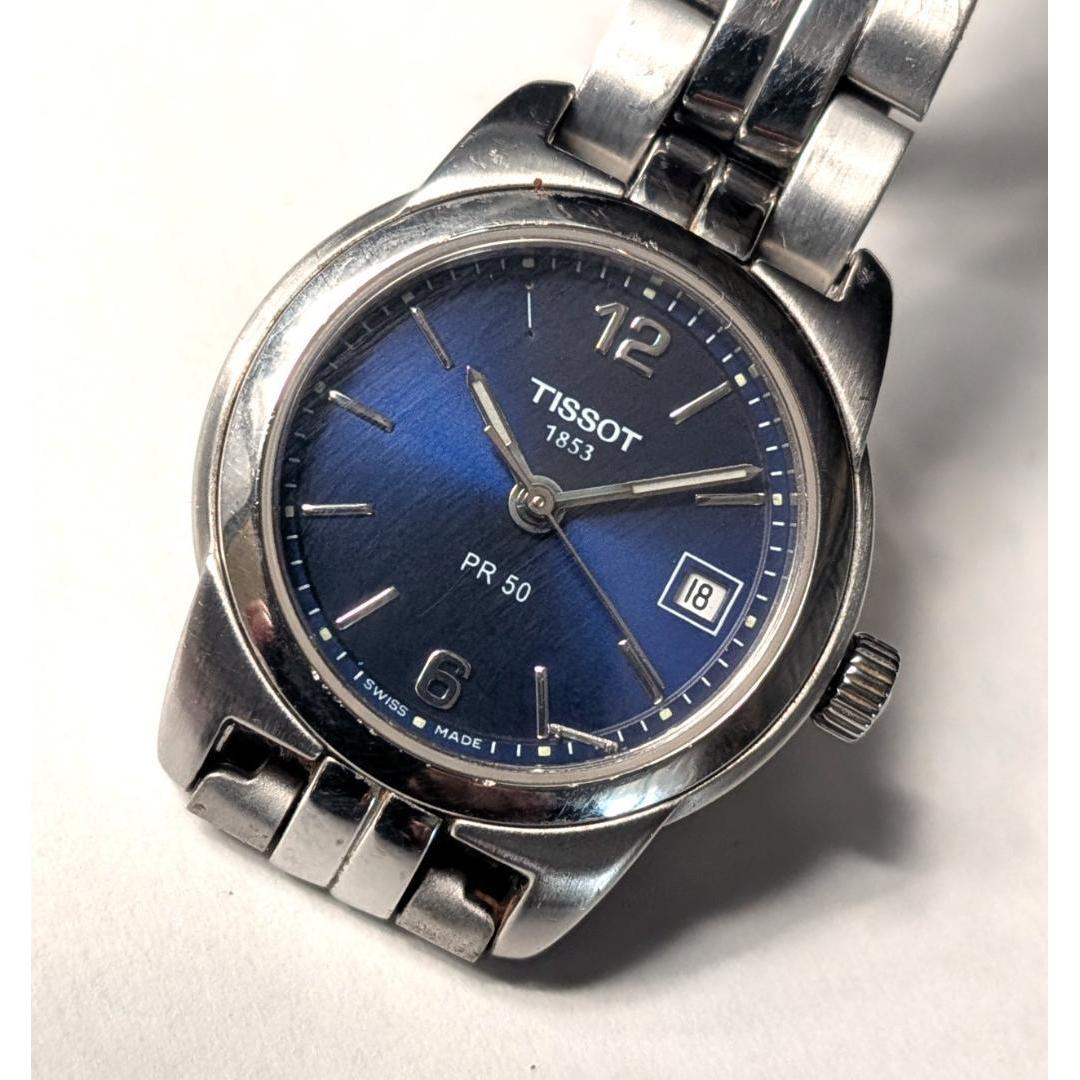 Used TISSOT PR 50 Ladies Quartz Watch Body Only Translated Item